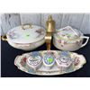 Image 1 : Porcelain Dishes and Brass Angel Including Noritake Japan and Trinket Boxes