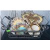 Image 1 : JKW and Royal Crown Hand Painted Porcelain Tea Set, Western Germany, 6 Pieces