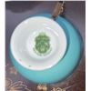 Image 5 : JKW and Royal Crown Hand Painted Porcelain Tea Set, Western Germany, 6 Pieces
