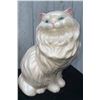 Image 4 : Woven Basket with Ceramic Cat Figurine and 3D Cat Kitchen Scene Plaque