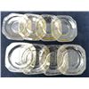 Image 3 : Yellow Depression Glass Serving Set with Plates, Bowls, and Platters, 11 Pieces