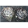 Image 3 : Silverplate and Glass Drinkware Set with Pitchers Trays and Leaf Dishes