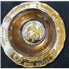 Image 3 : Amber Glass Dish Set with Floral and Nursery Rhyme Designs, 7 Pieces
