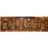 Image 2 : Six Horse and Rider Printed Drinking Glasses with Framed NWMP Print