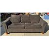 Image 1 : FULL SIZED CHENILLE SOFA