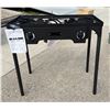 Image 2 : DOUBLE BURNER OUTDOOR/CAMPING PROPANE GAS STOVE - NEW, NEVER USED!