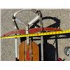 Image 12 : VINTAGE HIAWATHA WOODEN AND METAL SNOW SLED WITH A STEERING CROSSBAR