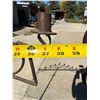 Image 13 : ANTIQUE WROUGHT IRON FLOOR CANDELABRAS; LOT OF 2