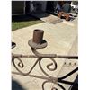 Image 17 : ANTIQUE WROUGHT IRON FLOOR CANDELABRAS; LOT OF 2