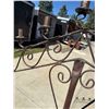 Image 18 : ANTIQUE WROUGHT IRON FLOOR CANDELABRAS; LOT OF 2
