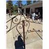 Image 8 : ANTIQUE WROUGHT IRON FLOOR CANDELABRAS; LOT OF 2