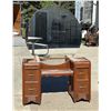Image 6 : VINTAGE ART DECO WATERFALL VANITY