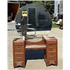 Image 7 : VINTAGE ART DECO WATERFALL VANITY