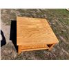 Image 4 : SOLID WOOD SQUARE COFFEE TABLE