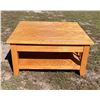 Image 5 : SOLID WOOD SQUARE COFFEE TABLE