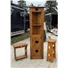 Image 1 : VINTAGE 1980S AMERICANA COUNTRY/PRIMITIVE FARMHOUSE STYLE WITH HEART CUT-OUTS