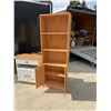 Image 6 : TALL BOOKCASE/HUTCH AND SMALL ACCENT/STORAGE CABINET