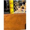 Image 12 : HEIRLOOM BENCH BY ETHAN ALLEN AND VINTAGE MID-CENTURY STREAMLINE MODERNE LOW 2-TIER WOOD BOOKSHELF
