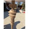 Image 11 : ANTIQUE VICTORIAN/EASTLAKE UPHOLSTERED CHAIR AND VINTAGE FLOOR LAMP