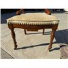 Image 4 : ANTIQUE VICTORIAN/EASTLAKE UPHOLSTERED CHAIR AND VINTAGE FLOOR LAMP