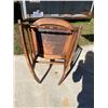 Image 13 : ANTIQUE ROCKER, MEDALLION BACK CHAIR, VINTAGE SINGER SEWING MACHINE
