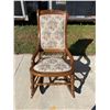 Image 8 : ANTIQUE ROCKER, MEDALLION BACK CHAIR, VINTAGE SINGER SEWING MACHINE