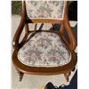 Image 9 : ANTIQUE ROCKER, MEDALLION BACK CHAIR, VINTAGE SINGER SEWING MACHINE