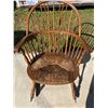 Image 17 : WINDSOR ROCKING CHAIR AND WICKER/RATTAN CHAIR