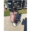 Image 1 : MITSUSHIBA GOLF BAG WITH BILL SKELLEY AND KATHY CORNELIUS SIGNATURE SERIES CLUBS