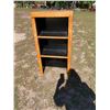 Image 1 : OPEN-FRONT WOODEN STORAGE SHELF OR CD/MEDIA RACK