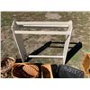 Image 7 : WOODEN QUILT/BLANKET RACK AND BASKETS/CRATES