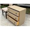 Image 7 : CHEST OF DRAWERS/DRESSER AND UPHOLSTERED WOODEN ARMCHAIR