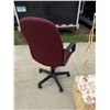 Image 3 : OFFICE CHAIR, SEWING BASKET, AND DRYING RACK
