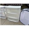 Image 7 : PLASTIC DRAWER UNITS AND MESH POP-UP LAUNDRY BAGS