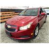 Image 3 : PARKSVILLE - 2011 CHEVROLET CRUZE RED 143917 KMS - 162986-1