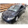 Image 4 : PARKSVILLE - 2006 HONDA CIVIC BLACK 346116 KMS - 005564-3