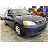 Image 8 : PARKSVILLE - 2003 HONDA CIVIC BLACK 221181 TMU KMS - 905630-3