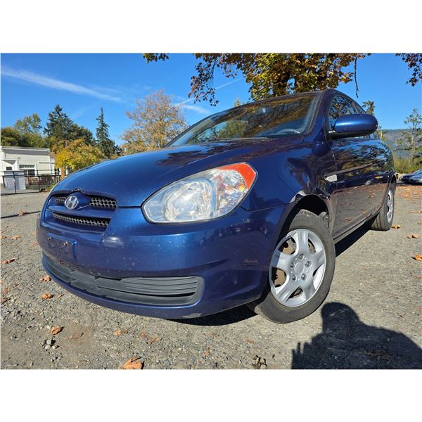 DUNCAN - 2010 HYUNDAI ACCENT BLUE 212402 KMS - 159951-1