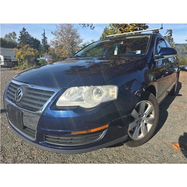 DUNCAN - 2007 VOLKSWAGEN PASSAT BLUE 190665 KMS - 003632-1