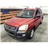Image 3 : PARKSVILLE - 2007 KIA SPORTAGE RED 215233 KMS - 301062-2