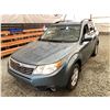 Image 3 : PARKSVILLE - 2009 SUBARU FORESTER BLU  E 229276 KMS - 753710-2