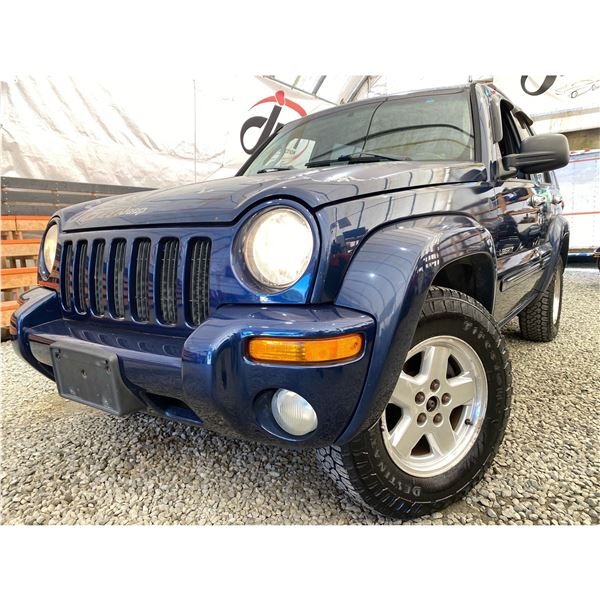 PARKSVILLE - 2004 JEEP LIBERTY BLUE 259270 KMS - 309616-3