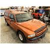 Image 10 : PARKSVILLE - 2000 DODGE DAKOTA ORANGE  231516 KMS - 662680-2