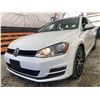 Image 2 : PARKSVILLE - 2017 VOLKSWAGEN GOLF SPORTWAGEN WHITE 164752 KMS - 523165-3