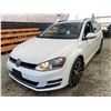 Image 3 : PARKSVILLE - 2017 VOLKSWAGEN GOLF SPORTWAGEN WHITE 164752 KMS - 523165-3