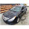 Image 4 : PARKSVILLE - 2011 HYUNDAI SONATA BLACK 136177 KMS - 016400-2