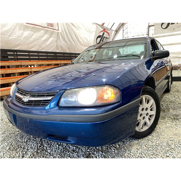 PARKSVILLE - 2005 CHEVROLET IMPALA BLUE 215292 KMS - 182183-3