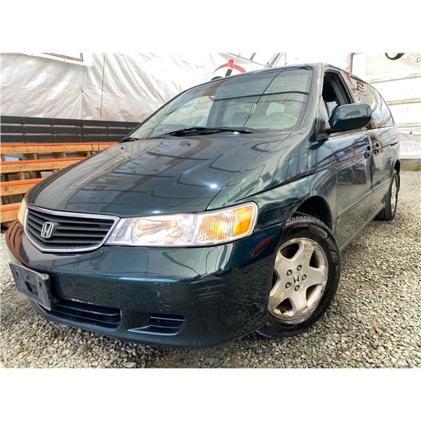 PARKSVILLE - 1999 HONDA ODYSSEY GREEN 252862 KMS - 002285-1