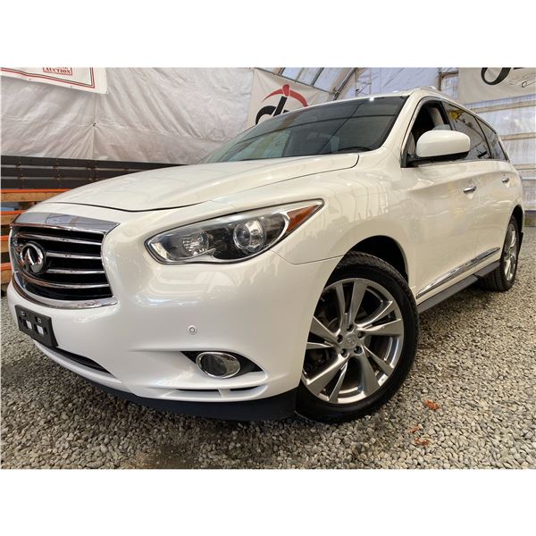 PARKSVILLE - 2013 INFINITI JX35 WHITE  194416 KMS - 327404-1