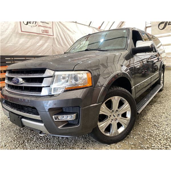 PARKSVILLE - 2017 FORD EXPEDITION EL GREY 267413 KMS - A35913-2